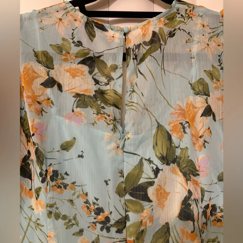 New CALVIN KLEIN Balloon-Sleeve Dress - Picture 7 of 10